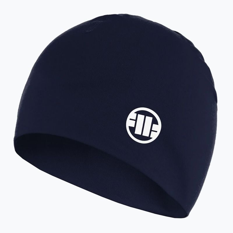 Férfi téli sapka Pitbull Beanie Small Logo II navy/white