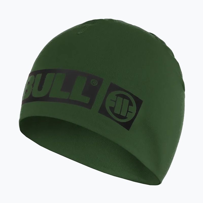 Pitbull West Coast Beanie Hilltop 2 olívazöld téli sapka