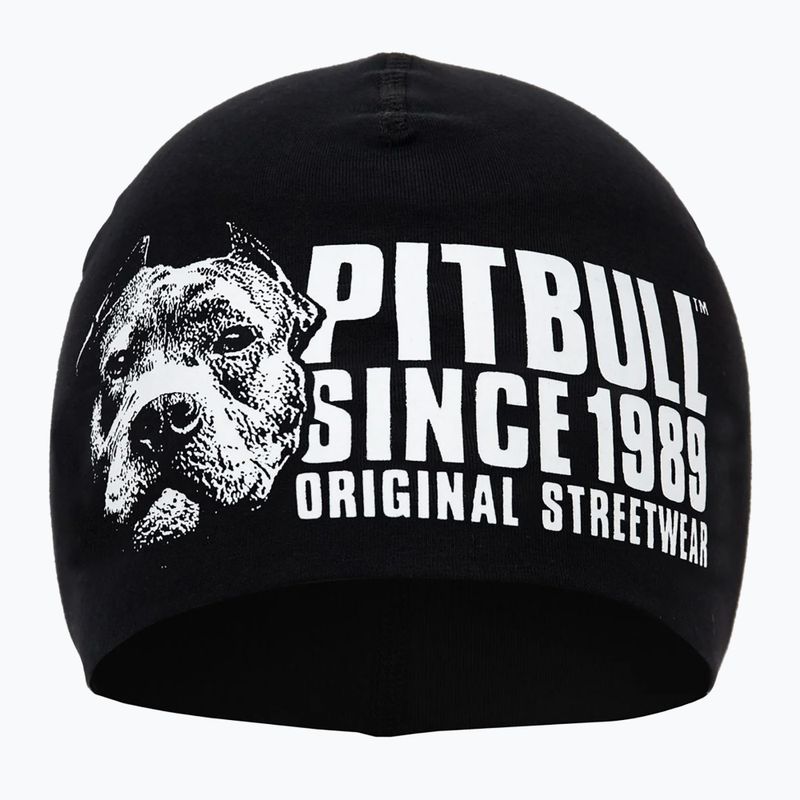 Férfi Pitbull Beanie Blood Dog téli sapka fekete