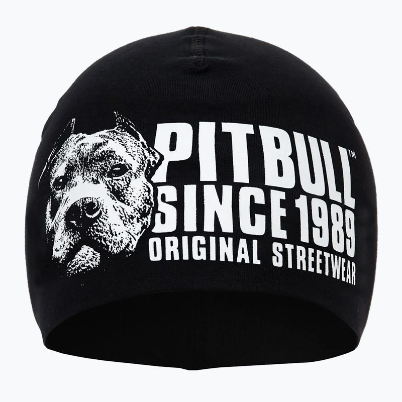 Férfi téli sapka Pitbull Beanie Blood Dog black