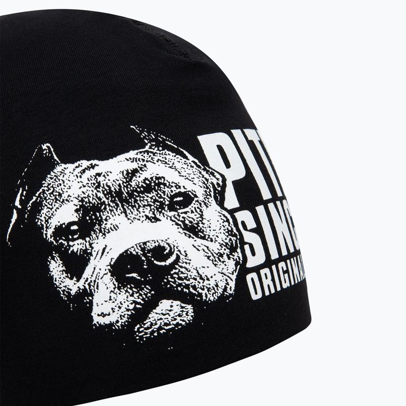 Férfi Pitbull Beanie Blood Dog téli sapka fekete 3