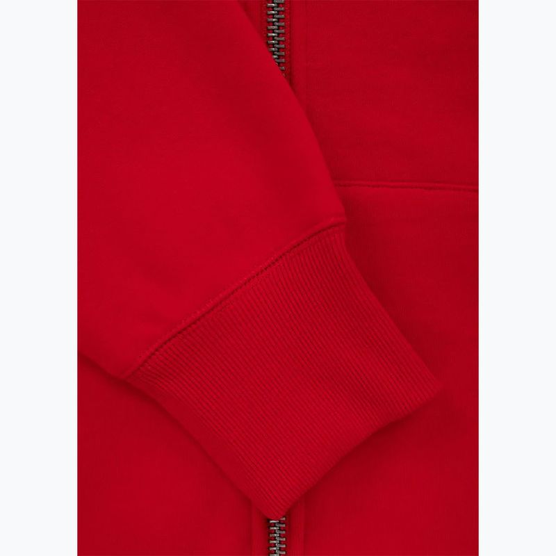 Férfi pulóver Pitbull Small Logo Hooded Zip red 5