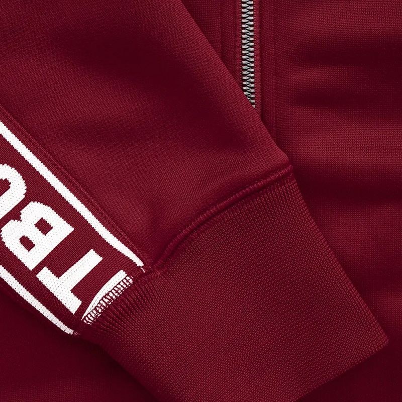 Férfi Pitbull West Coast Trackjacket Tape Logo Terry Group burgundi 9