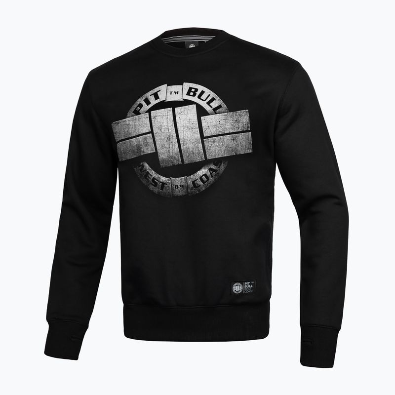 Férfi Pitbull West Coast Steel Logo Crewneck pulóver fekete 3