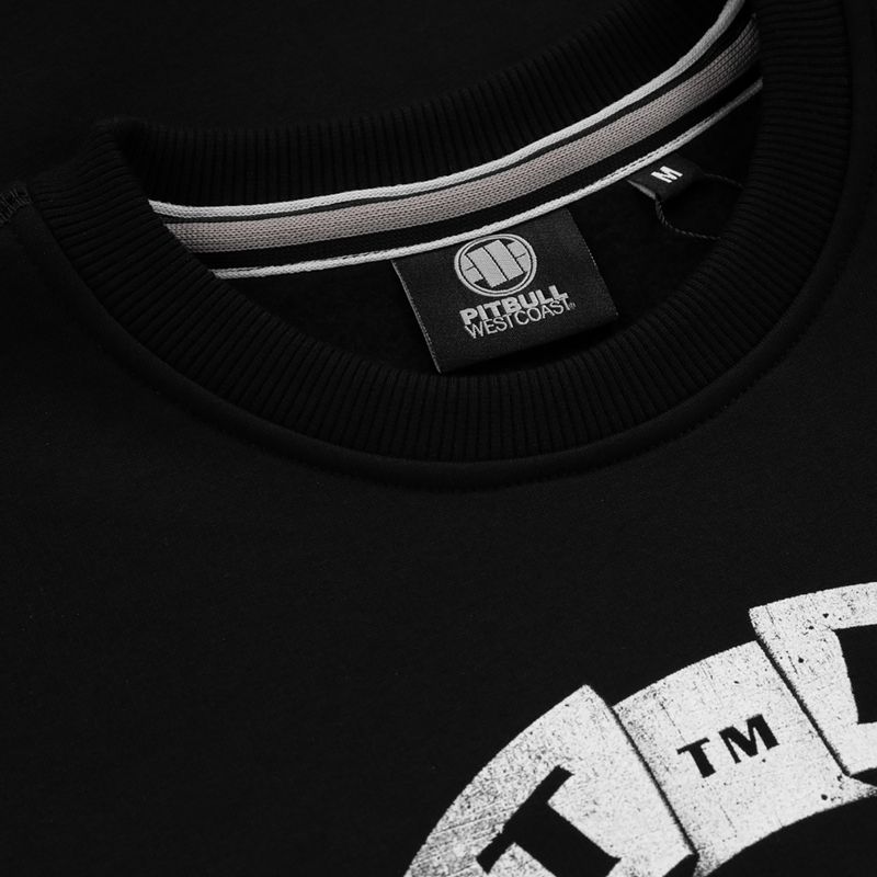 Férfi Pitbull West Coast Steel Logo Crewneck pulóver fekete 5