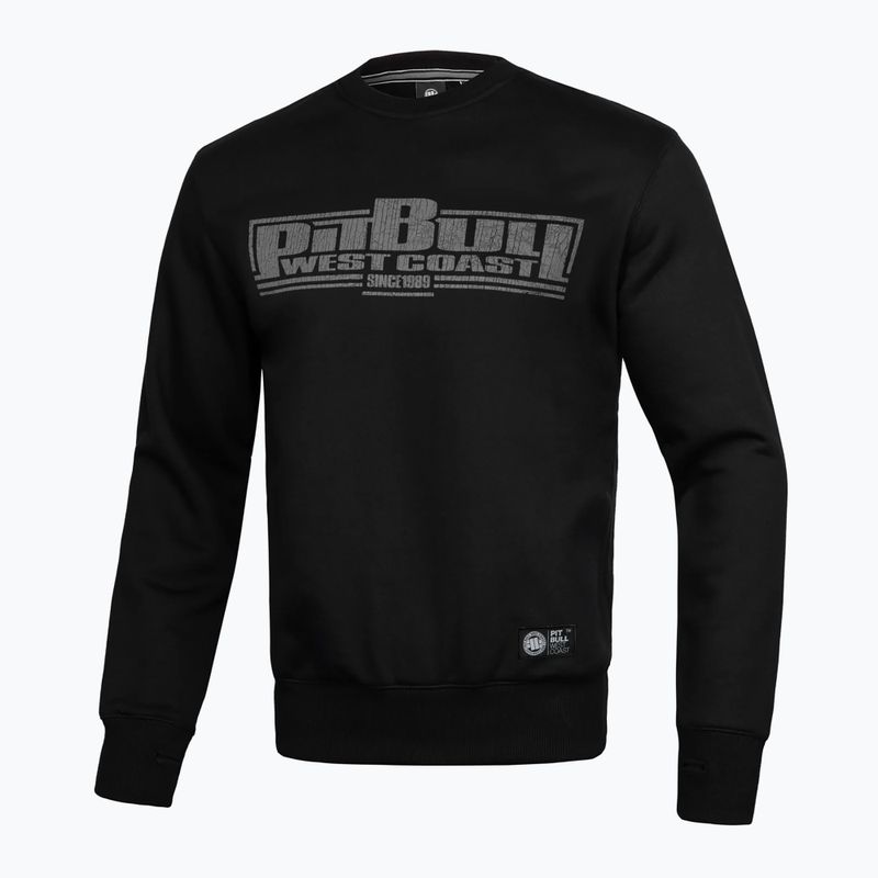 Férfi Pitbull West Coast Boxing FD Crewneck pulóver fekete 3