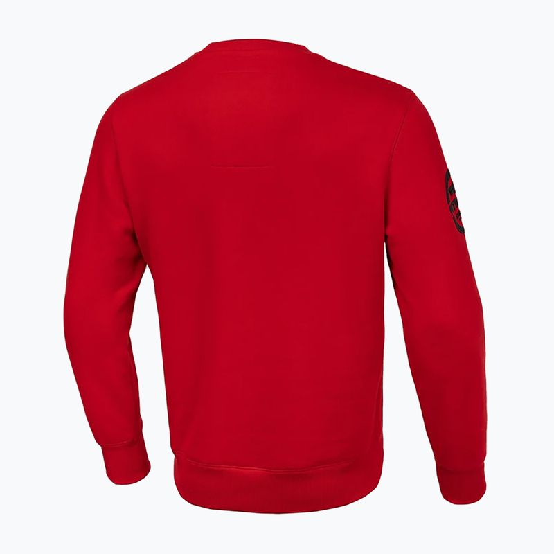 Férfi pulóver Pitbull Sherwood Crewneck red 5