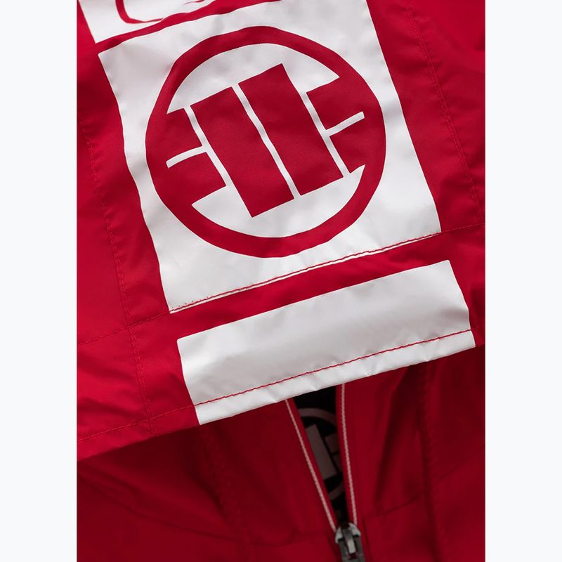 Férfi dzseki Pitbull West Coast Athletic Hilltop Hooded Nylon red 3