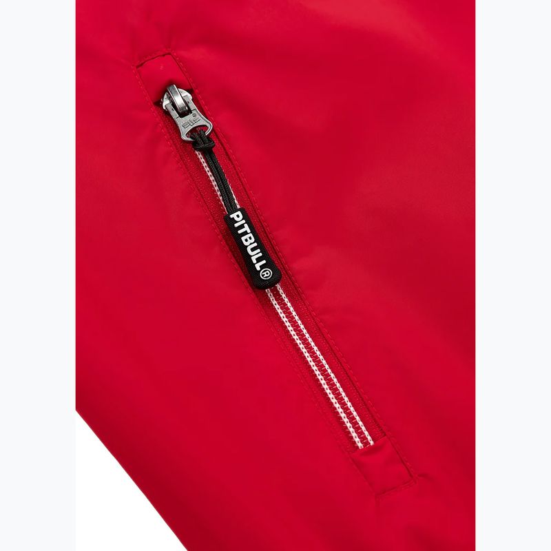 Férfi dzseki Pitbull West Coast Athletic Hilltop Hooded Nylon red 6