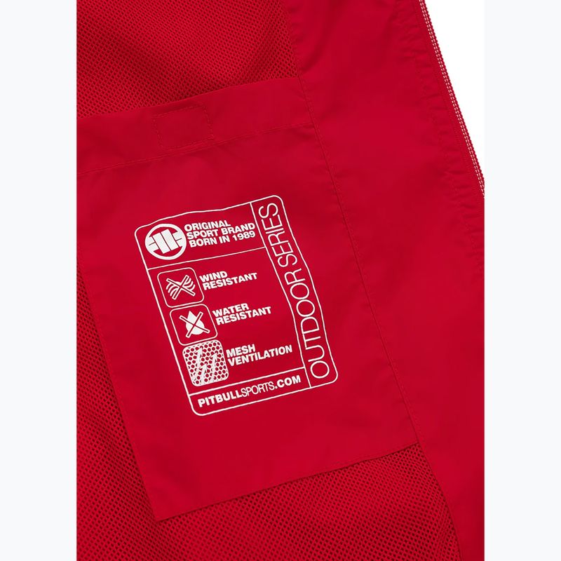 Férfi dzseki Pitbull West Coast Athletic Hilltop Hooded Nylon red 8