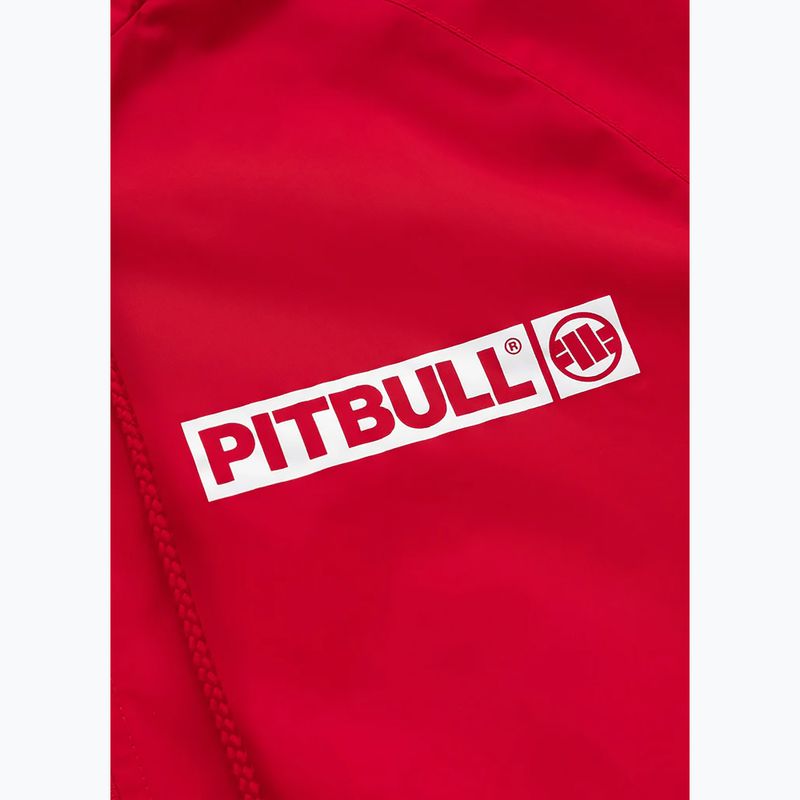 Férfi dzseki Pitbull West Coast Athletic Hilltop Hooded Nylon red 9