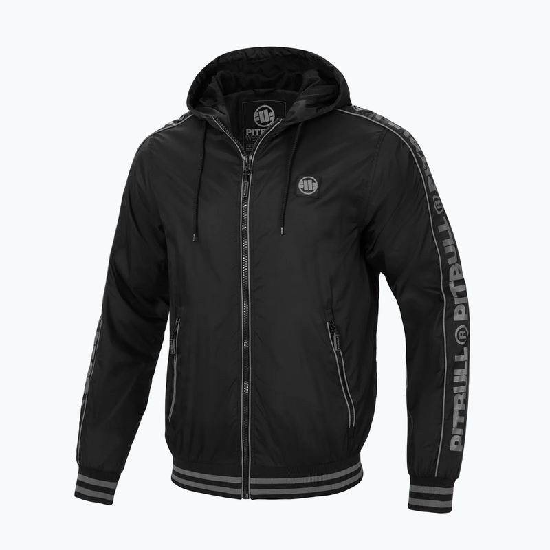 Férfi dzseki Pitbull West Coast Whitewood Hooded Nylon black 4