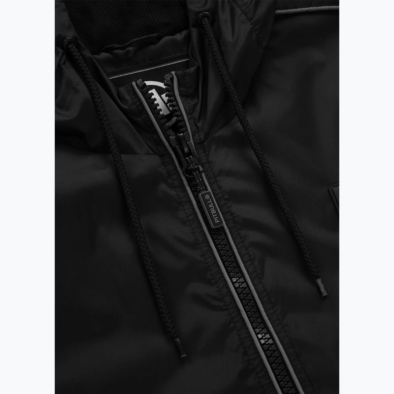 Férfi dzseki Pitbull West Coast Whitewood Hooded Nylon black 6