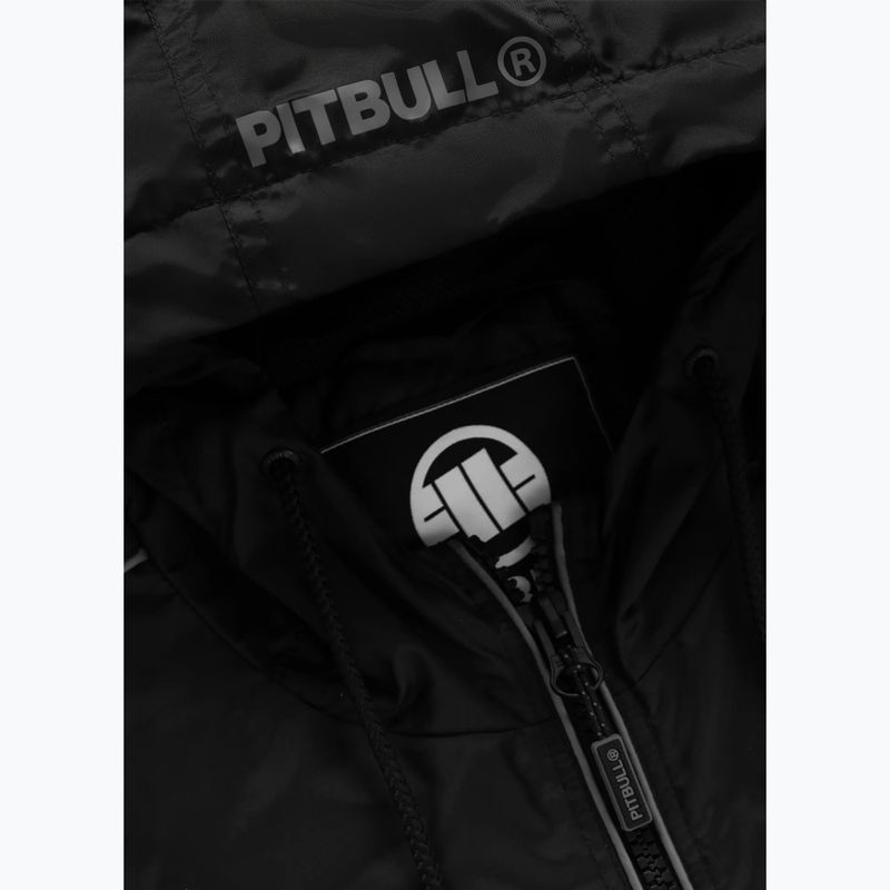 Férfi dzseki Pitbull West Coast Whitewood Hooded Nylon black 7