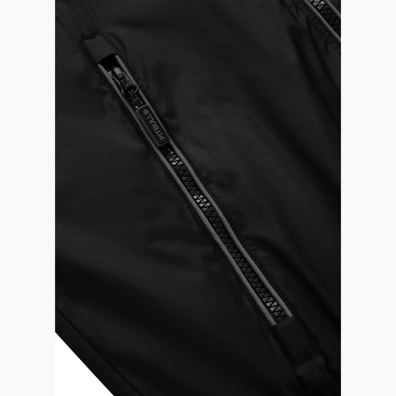 Férfi dzseki Pitbull West Coast Whitewood Hooded Nylon black 11