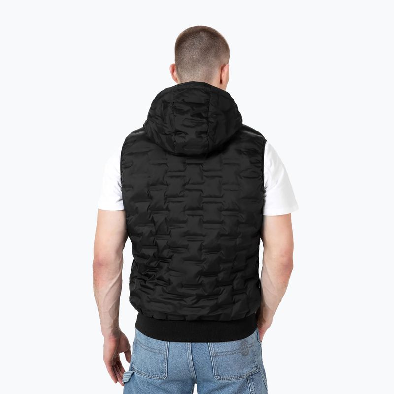 Férfi mellény Pitbull West Coast Eclipse Hooded Padded black 2