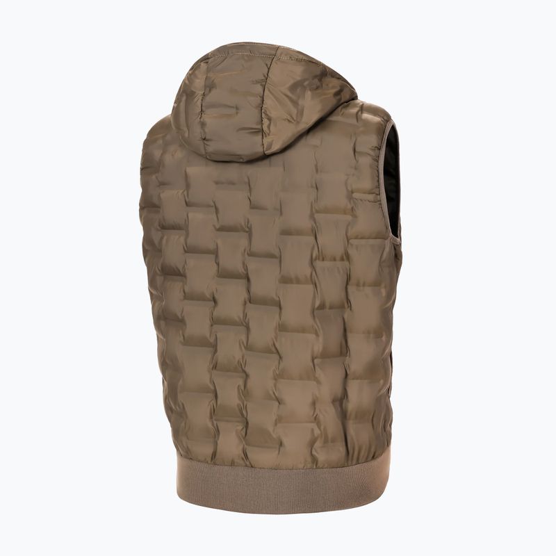 Férfi mellény Pitbull West Coast Eclipse Hooded Padded coyote brown 5