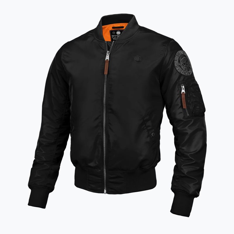 Férfi dzseki Pitbull West Coast Ma 1 Logo Flight 2 black 3