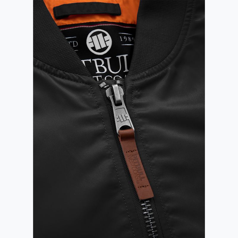 Férfi dzseki Pitbull West Coast Ma 1 Logo Flight 2 black 4
