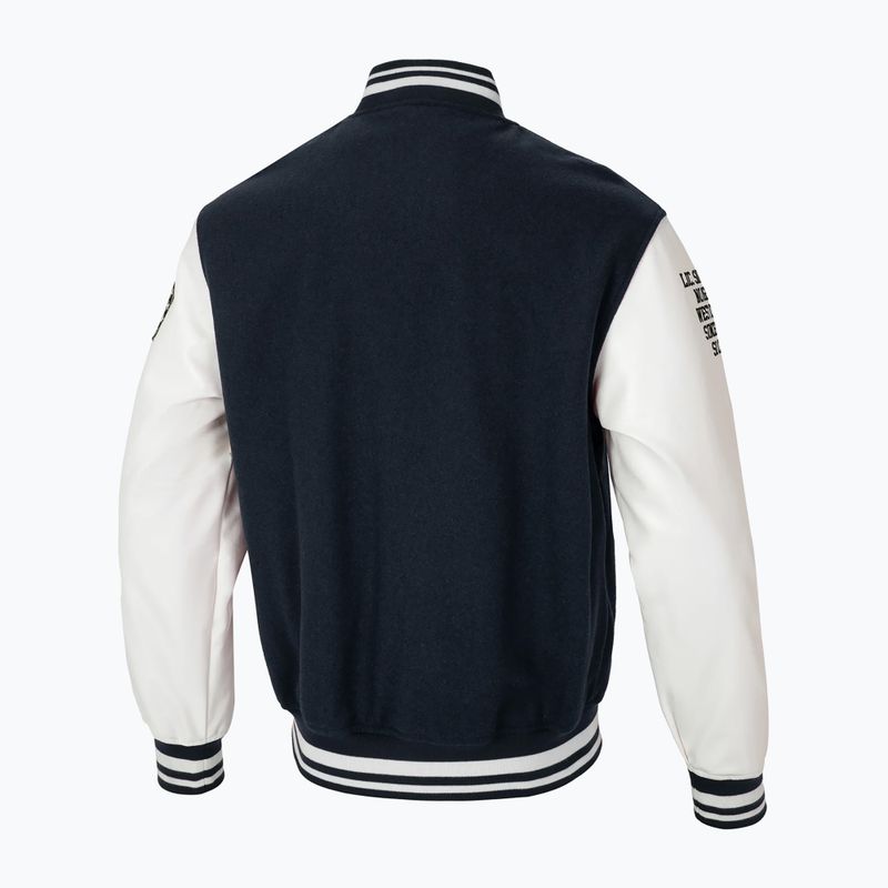 Férfi dzseki Pitbull West Coast Fisher Pu Bomber dark navy 4