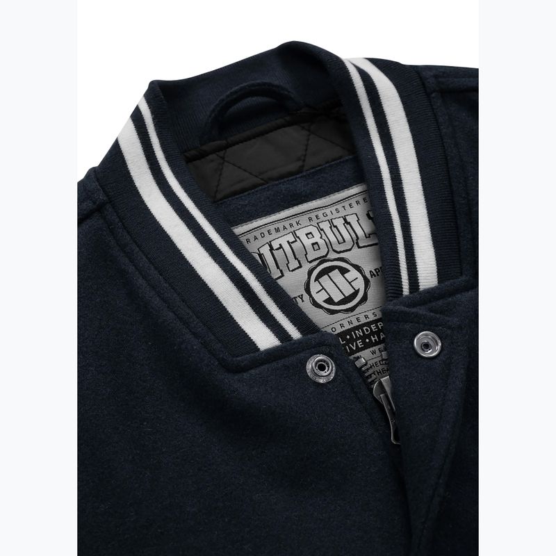 Férfi dzseki Pitbull West Coast Fisher Pu Bomber dark navy 5
