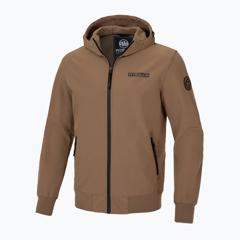 Férfi dzseki Pitbull West Coast Midway 2 Softshell coyote brown 4