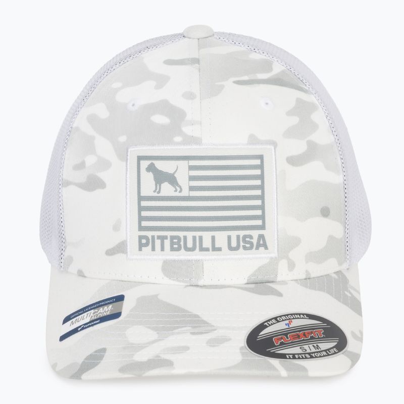 Férfi ellenzős sapka Pitbull Mesh Full Cap Pitbull Usa Multicam white/camouflage 2