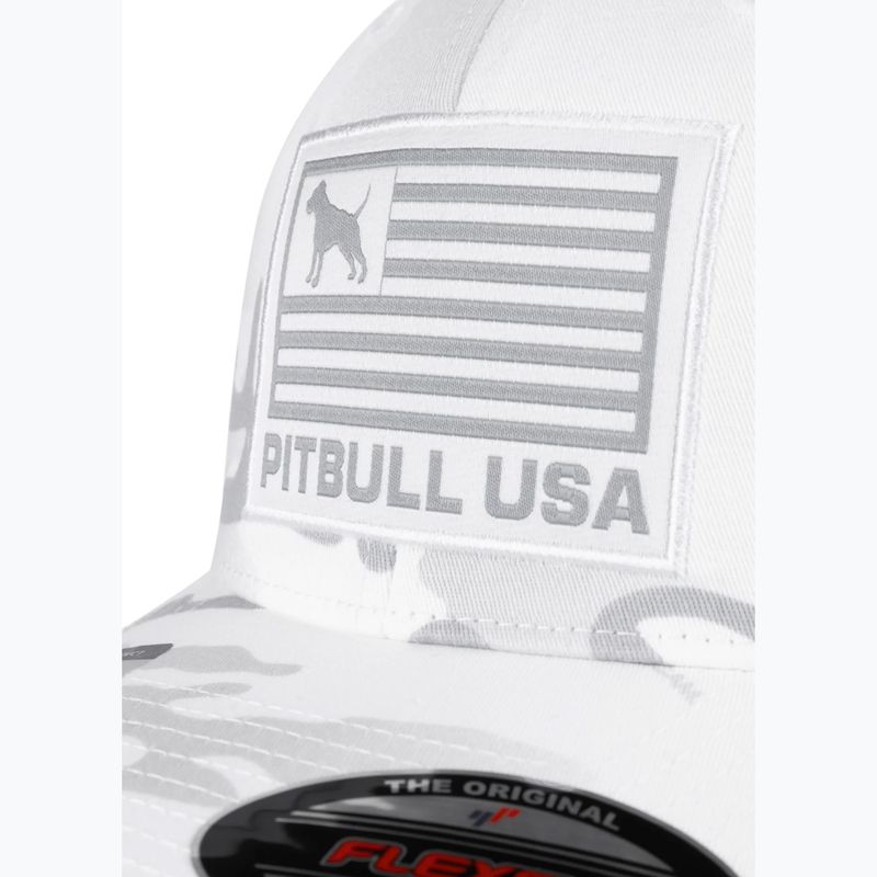 Férfi ellenzős sapka Pitbull Mesh Full Cap Pitbull Usa Multicam white/camouflage 3