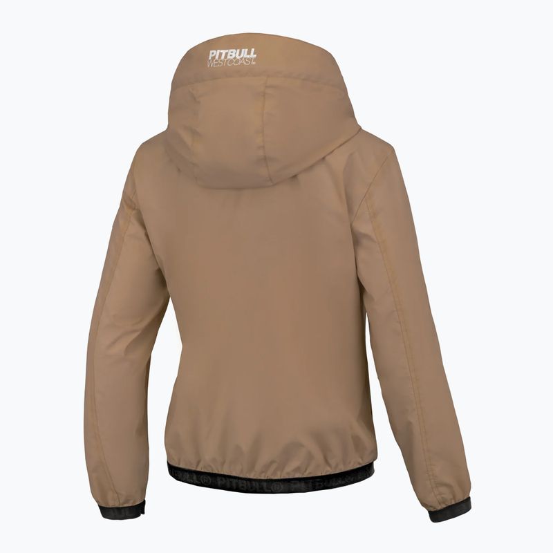 Női dzseki Pitbull West Coast Dahlia 2 Hooded Nylon sand 5