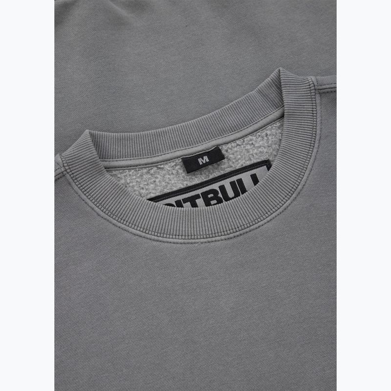 Férfi pulóver Pitbull West Coast Lancaster Crewneck grey 5