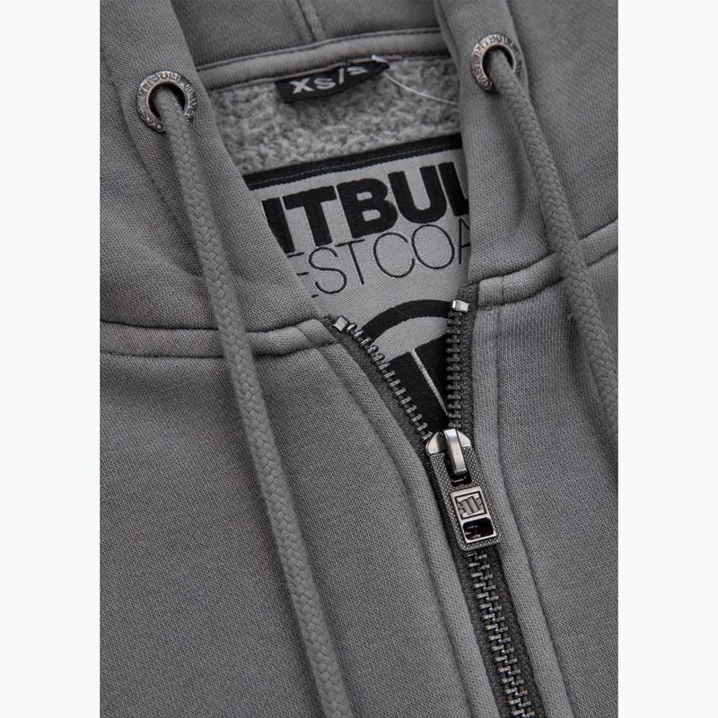 Női pulóver Pitbull West Coast Manzanita Washed Hooded Zip grey 6