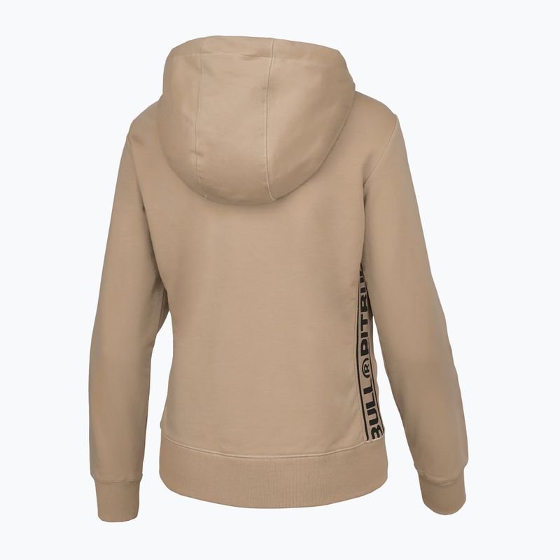 Női pulóver Pitbull West Coast La Deta Hooded Zip sand 3