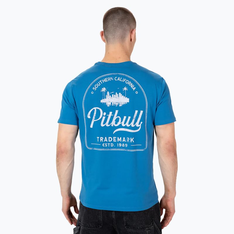 Férfi póló Pitbull West Coast So Cal royal blue 3