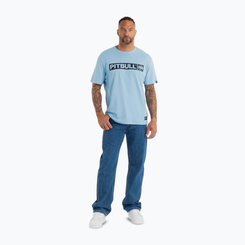 Férfi póló Pitbull West Coast Hilltop light blue 2