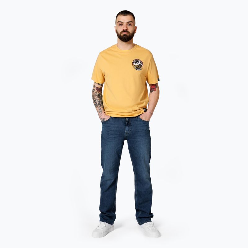 Férfi póló Pitbull West Coast Oceanside pale yellow 2
