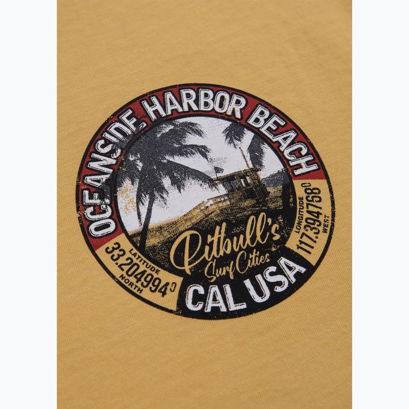 Férfi póló Pitbull West Coast Oceanside pale yellow 6