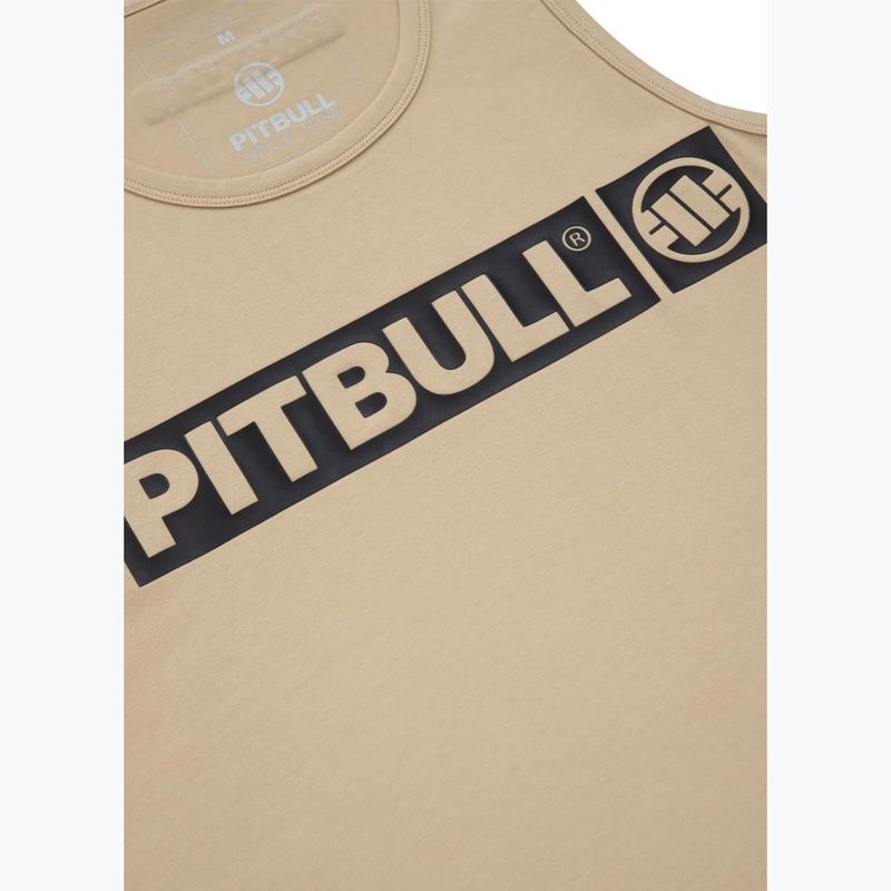 Férfi Pitbull Hilltop Tank Top póló halvány homok póló 6