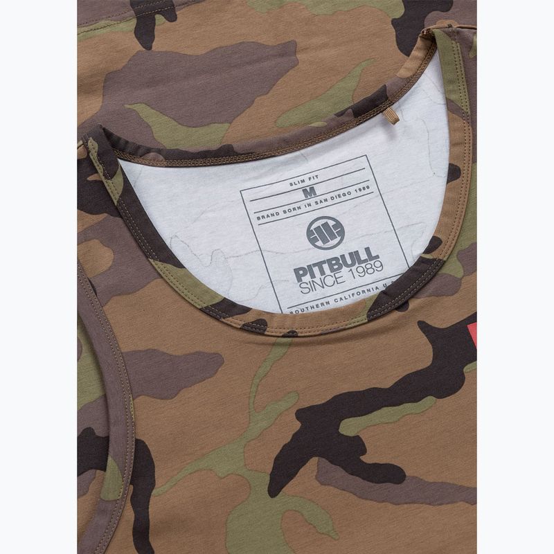 Férfi póló Pitbull Small Hilltop Tank Top woodland camo 6