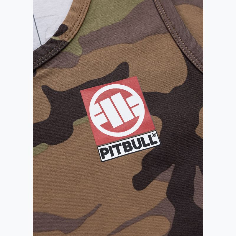 Férfi póló Pitbull Small Hilltop Tank Top woodland camo 7