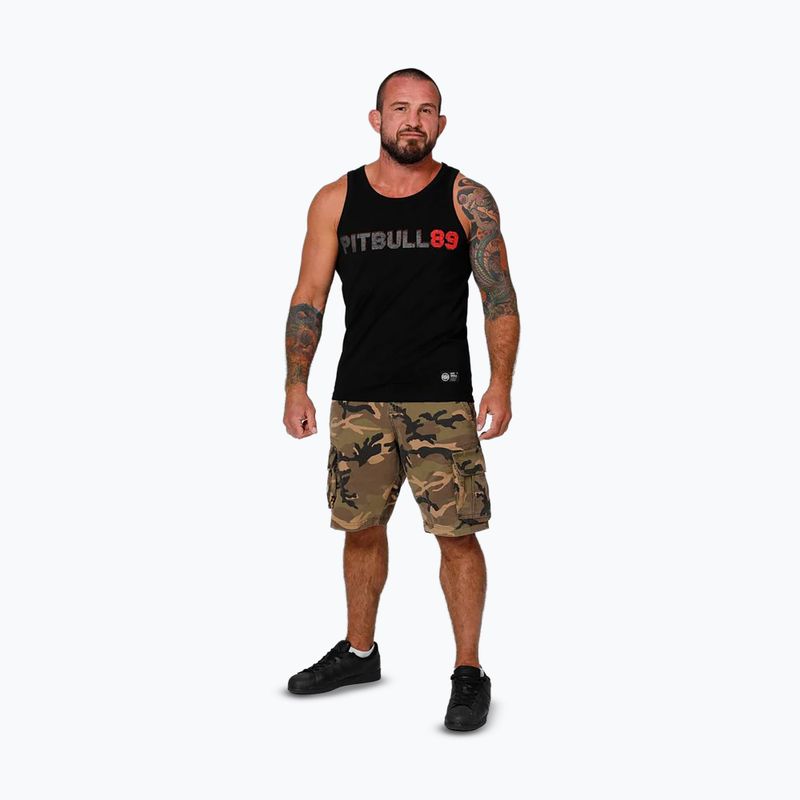 Pitbull West Coast Dog 89 fekete férfi tank top 2