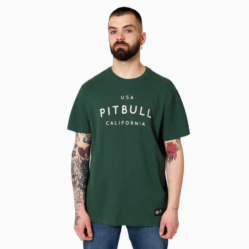 Férfi póló Pitbull West Coast Usa Cal green