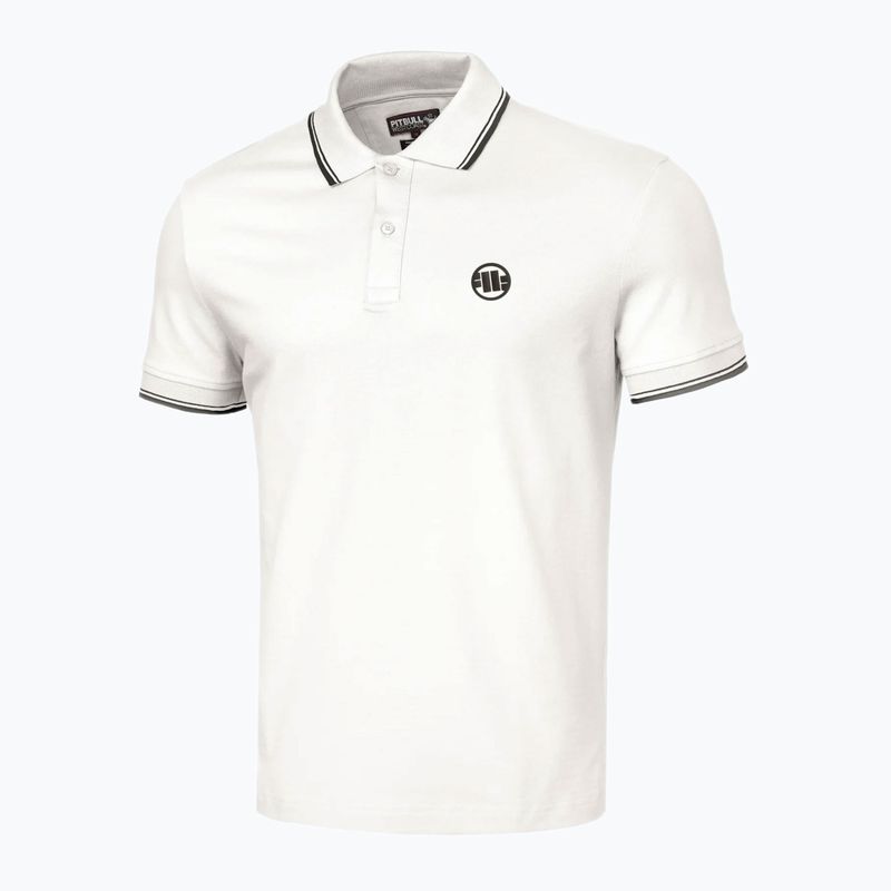 Pitbull West Coast Polo Pique Stripes Regular white férfi galléros póló 4