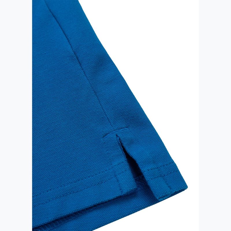 Férfi póló Pitbull Polo Pique Stripes Regular royal blue 9