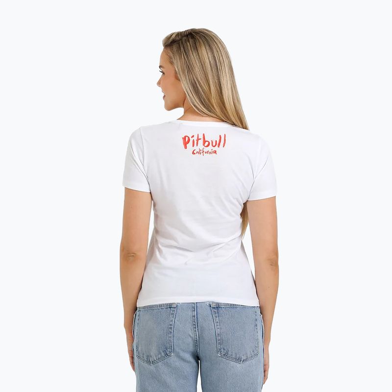 Női póló Pitbull West Coast Watercolor white 2