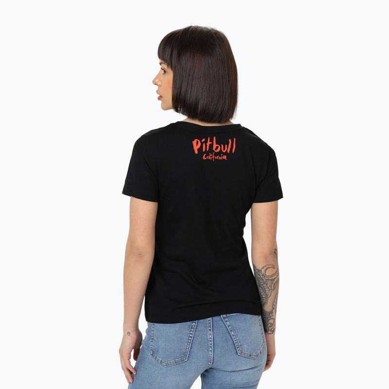Női póló Pitbull West Coast Watercolor black 3