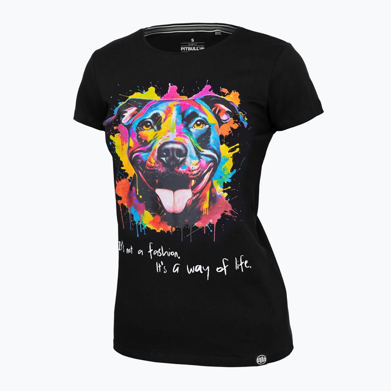 Női póló Pitbull West Coast Watercolor black 4