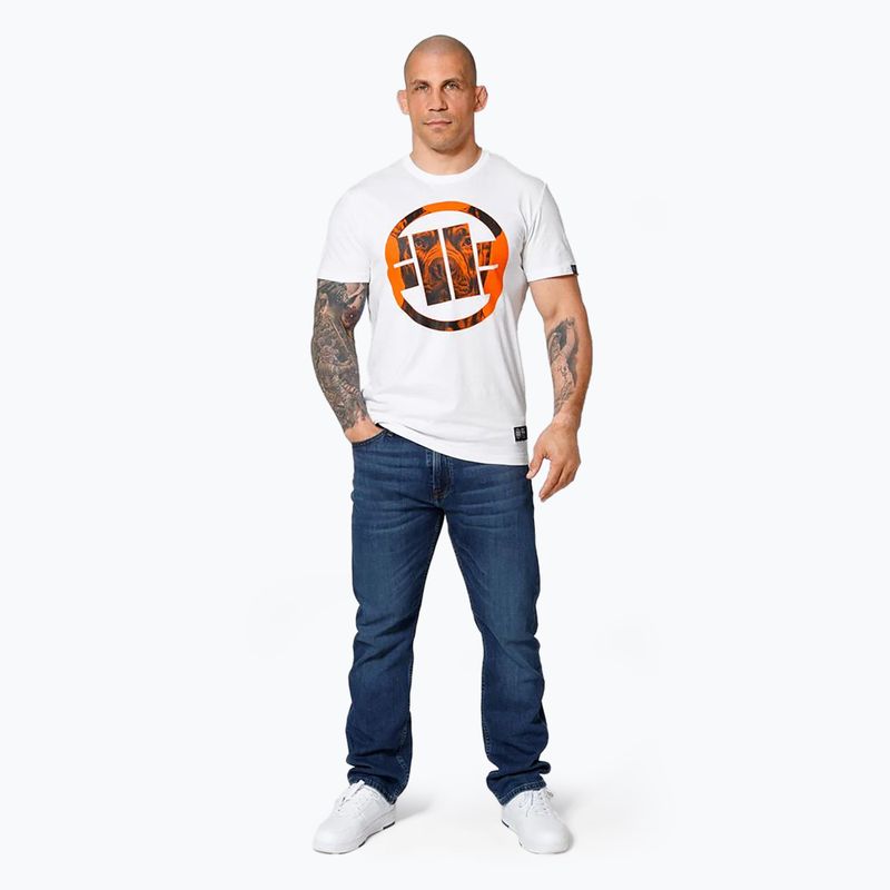 Férfi póló Pitbull West Coast Orange Dog 24 white 2