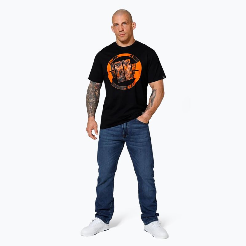 Férfi póló Pitbull West Coast Orange Dog 24 black 2