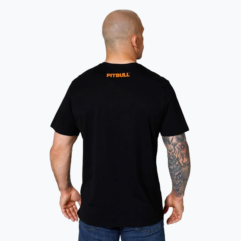 Férfi póló Pitbull West Coast Orange Dog 24 black 3