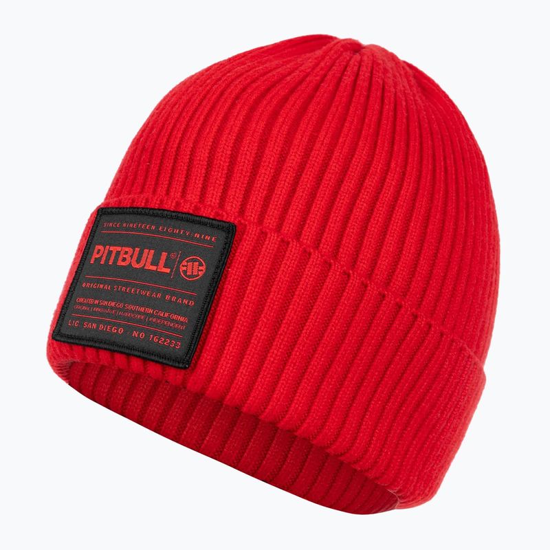 Férfi téli sapka Pitbull Beanie Dock piros